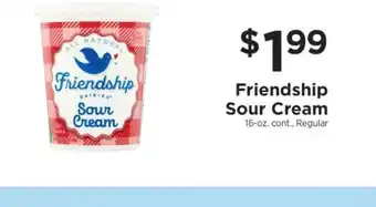 ShopRite Friendship Sour Cream offer