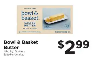 ShopRite Bowl & Basket Butter offer