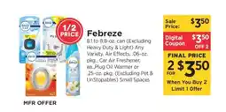 ShopRite Febreze offer