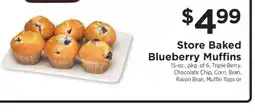 ShopRite Store Baked Blueberry Muffins offer