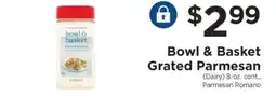 ShopRite Bowl & Basket Grated Parmesan offer