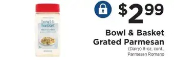 ShopRite Bowl & Basket Grated Parmesan offer