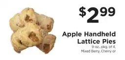 ShopRite Apple Handheld Lattice Pies offer