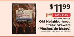 ShopRite Old Neighborhood Steak Skewers offer