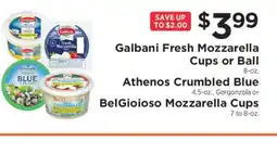 ShopRite Galbani Fresh Mozzarella Cups or Ball offer