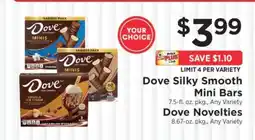 ShopRite Dove Silky Smooth Mini Bars / Dove Novelties offer