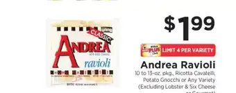 ShopRite Andrea Ravioli offer