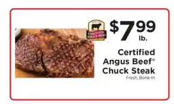 ShopRite Certified Angus Beef Chuck Steak offer