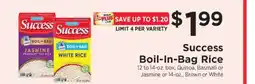 ShopRite Success Boil-In-Bag Rice offer