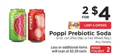 ShopRite Poppi Prebiotic Soda offer