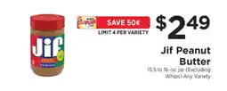 ShopRite Jif Peanut Butter offer