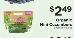ShopRite Organic Mini Cucumbers offer
