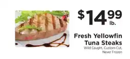 ShopRite Fresh Yellowfin Tuna Steaks offer