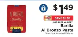 ShopRite Barilla Al Bronzo Pasta offer