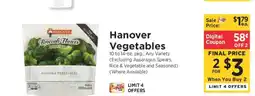 ShopRite Hanover Vegetables offer