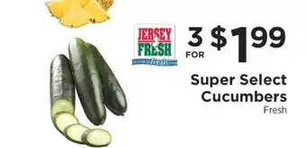 ShopRite Super Select Cucumbers offer