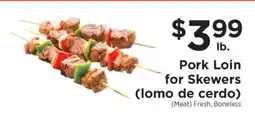 ShopRite Pork Loin for Skewers offer