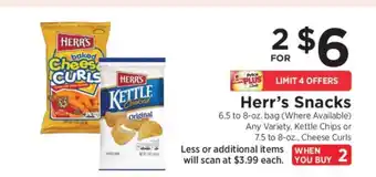ShopRite Herr's Snacks offer