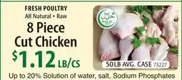 Restaurant Depot 8 Piece Cut Chicken offer