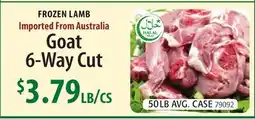 Restaurant Depot FROZEN LAMB Imported From Australia offer