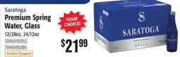 Restaurant Depot Saratoga Premium Spring Water, Glass offer