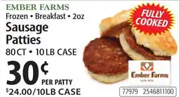 Restaurant Depot SAUSAGE PATTIES offer