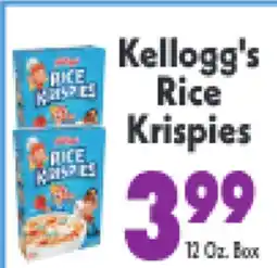 Marino's Supermarket Kellogg's Rice Krispies offer