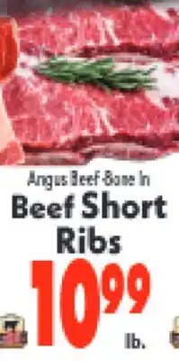 Marino's Supermarket Angus Beef Bone In Beef Short Ribs offer