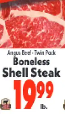 Marino's Supermarket Angus Beef • Twin Pack Boneless Shell Steak offer