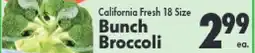 Marino's Supermarket California Fresh 18 Size Bunch Broccoli offer