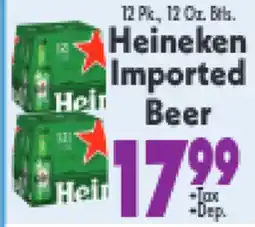 Marino's Supermarket Heineken Imported Beer offer