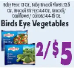 Marino's Supermarket Birds Eye Vegetables offer