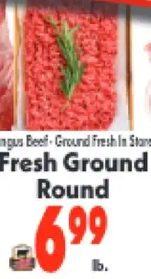 Marino's Supermarket Fresh Ground Round offer