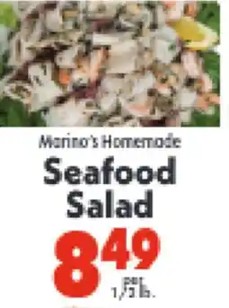 Marino's Supermarket Marino's Homemade Seafood Salad offer