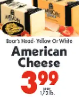 Marino's Supermarket Bear's Head • Yellow Or White American Cheese offer