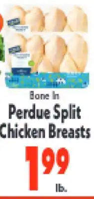 Marino's Supermarket Bone In Perdue Split Chicken Breasts offer