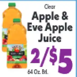 Marino's Supermarket Clear Apple & Eve Apple Juice offer