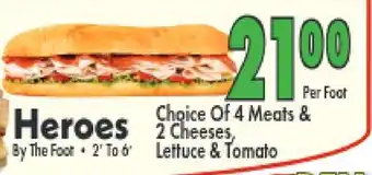 Marino's Supermarket Heroes offer