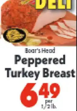 Marino's Supermarket Boar's Head Peppered Turkey Breast offer