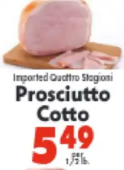 Marino's Supermarket Prosciutto Cotto offer