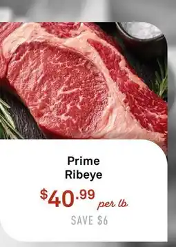 Standard Market Prime Ribeye offer
