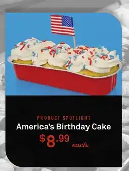 Standard Market America's Birthday Cake offer