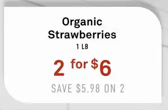 Standard Market Organic Strawberries offer