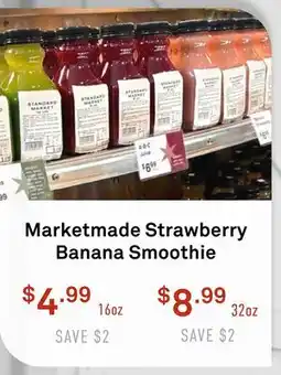 Standard Market Marketmade Strawberry Banana Smoothie offer