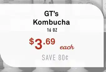 Standard Market GT's Kombucha offer