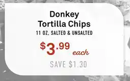 Standard Market Donkey Tortilla Chips offer