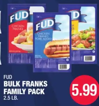Carnicerias Jimenez FUD BULK FRANKS FAMILY PACK offer