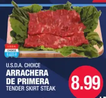 Carnicerias Jimenez U.S.D.A. CHOICE ARRACHERA DE PRIMERA offer
