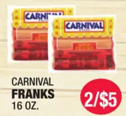 Carnicerias Jimenez CARNIVAL FRANKS offer