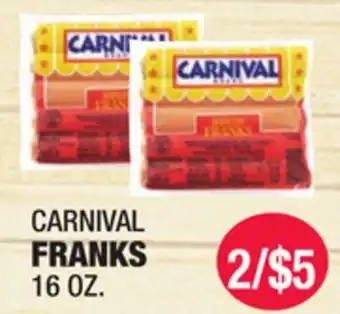 Carnicerias Jimenez CARNIVAL FRANKS offer